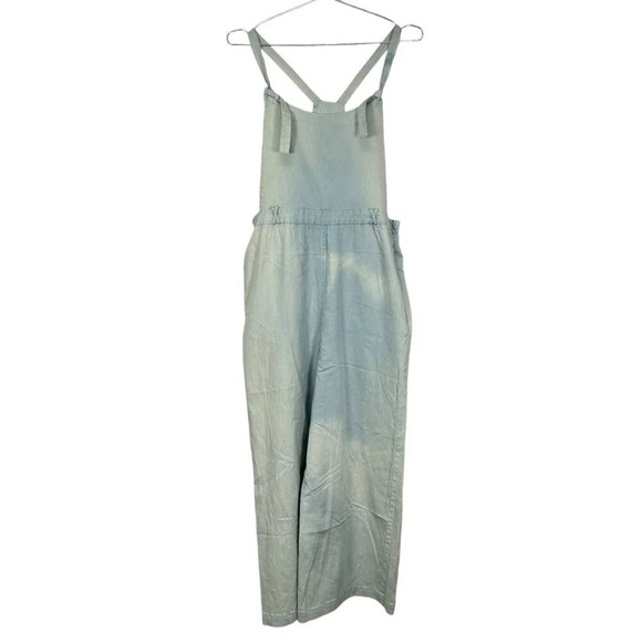 Wide Leg Lightweight Overalls Large - Picture 1 of 6